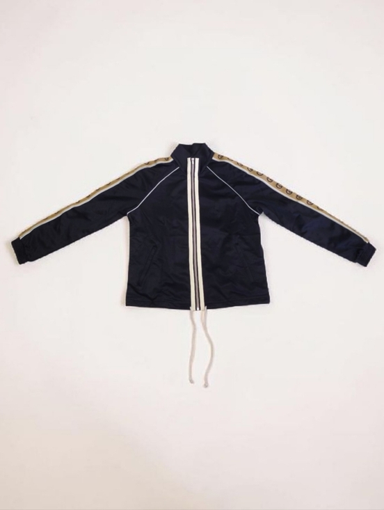 Gucci Other - Gucci Oversize Technical Jersey Jacket - Interlocking G Stripe - Black - Small
